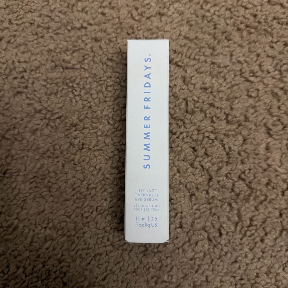 Summer Fridays Jet Lag Eye Serum in White and Blue